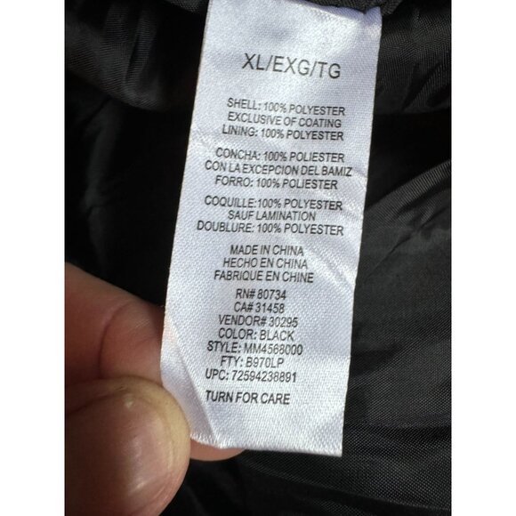 Miley Cyrus & Max Azria Black Faux Leather Vest XL - Picture 10 of 16